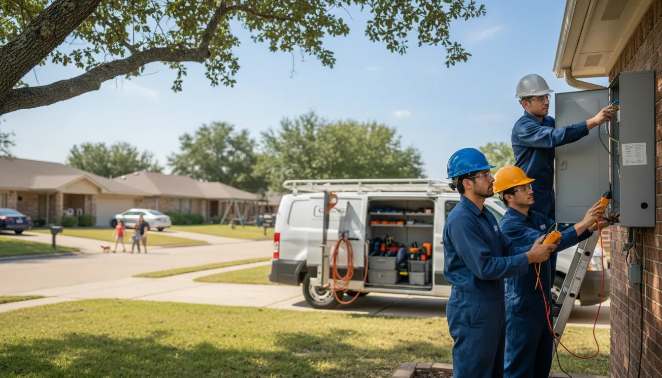Certified electrician providing emergency electrical services in Meigs, GA